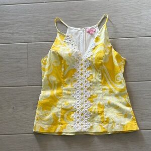 Lilly Pulitzer 2016 Magnolia yellow Top